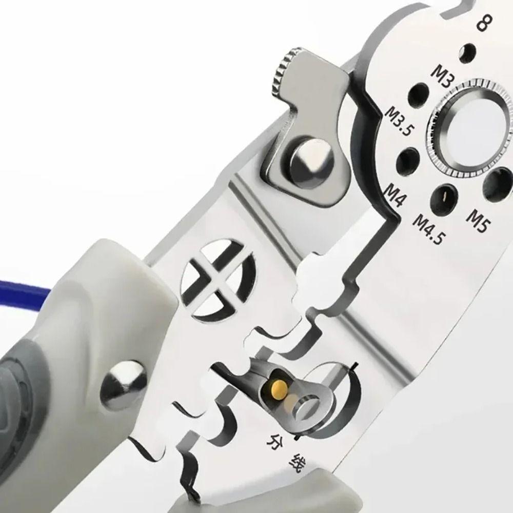 1Pcs Adjustable Wire Stripper Foldable Cable Cutting Nippers Stripping Tool  Electrician Pliers
