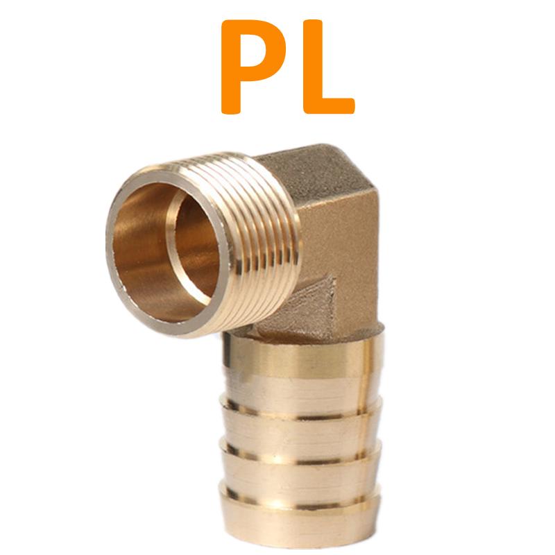 PC PCF PL PLF Pagoda connector 6 8 10 12 14 16mm hose barb connector hose tail thread 1/8 1/4 3/8 1/2 BSP Brass Pipe Fitting