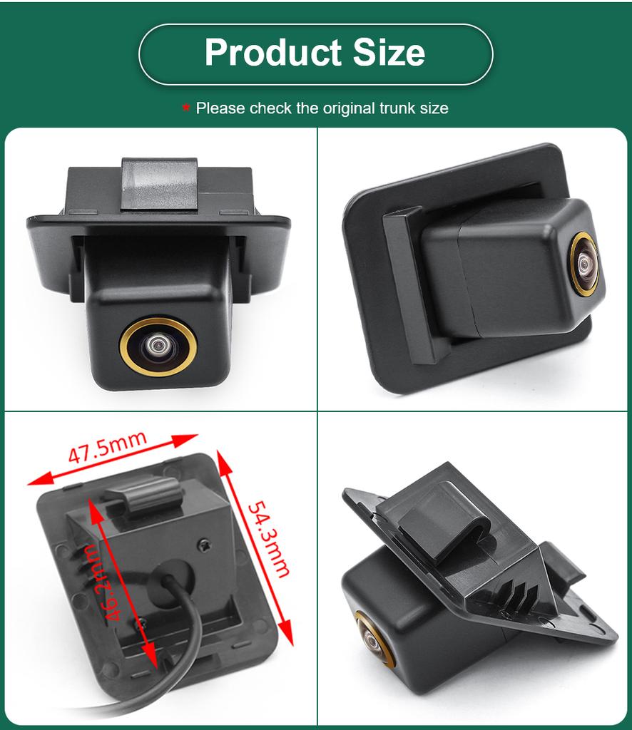 HD AHD 1080P 1000TVL Водонепроницаемая автомобильная камера заднего вида для Mercedes Benz W213 W221 S Class Багажник Зарезервированное отверстие