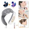 EMS Electric Neck Massager 6 Modes 9 Gears Neck Shoulder Massage Wireless Cervical Spine Massager Heating Physiotherapy