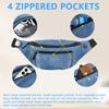 Belt Pouch For Men Women Fanny Waist Bag Pack Waterproof Running Belly Banana Male Ladies Kangaroo Bum Hip Sports Waistbag Side