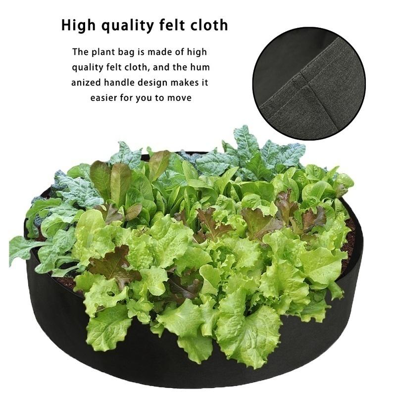 15/50/100 Gallon Large Capacity Plants Growing Bag Garden Flower Planter Elevated Vegetable Box Planting Grow Bag