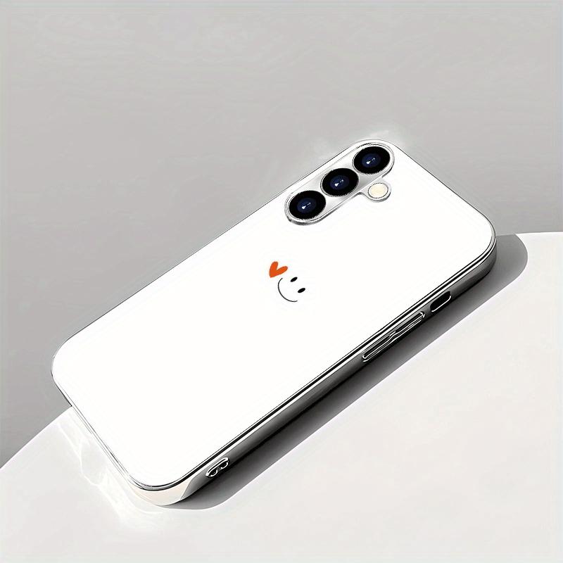 Модный стеклянный чехол для телефона в форме сердца, подходящий для Samsung Galaxy S26 S25 S24 S23 S22 S20 FE/Ultra/Plus, противоударная задняя крышка