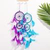 Style Catching Up Handmade Tapestry Dream Catcher Feather Weaving Wind Chimes Feathers Wall Hanging