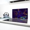 GLASS PROTECTIVE PLATE FOR STOVE 90X52 MUSIC