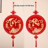 Vietnamese Lunar New Year Wall Hanging Ornament Felt Fabric Door Front Pendant  New Year Decoration