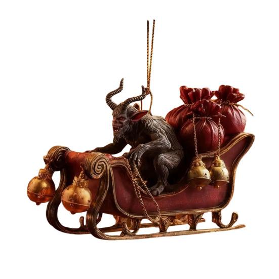 Рождественские украшения Страшный фольклор Рождественская елка Подвесное украшение Ужасы 2D Акриловые украшения для Рождественской елки Праздничное украшение для вечеринки