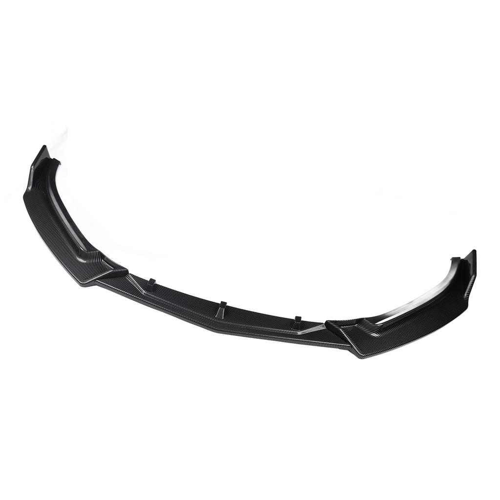 3pcs Carbon Fiber Style Front Bumper Lip Spoiler Fit for Mazda 3 Axela 2014‑2019