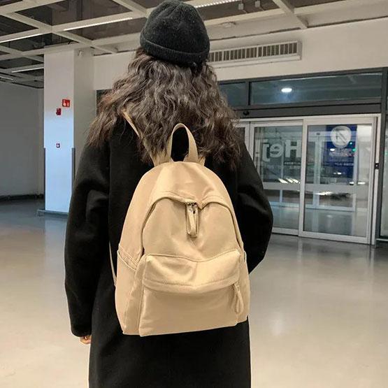 Сплошной цветной рюкзак, женский рюкзак, противоугонная сумка на плечо, универсальная школьная сумка для девочек-подростков, школьный рюкзак