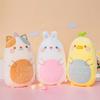 40/60cm Cartoon Animal Plush Toy Stuffed Kawaii Squishy Pillow Hippo Panda Bear Dino Cat Deer Pig Duck Decorative Gift