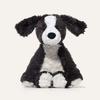 Black and White Puppy Toy, Border Collie Dog Plush Toy | Realistic Black and White Animal Toy | Simulated Stuffed Animal, Cuddly Decor for Kids, Toddl