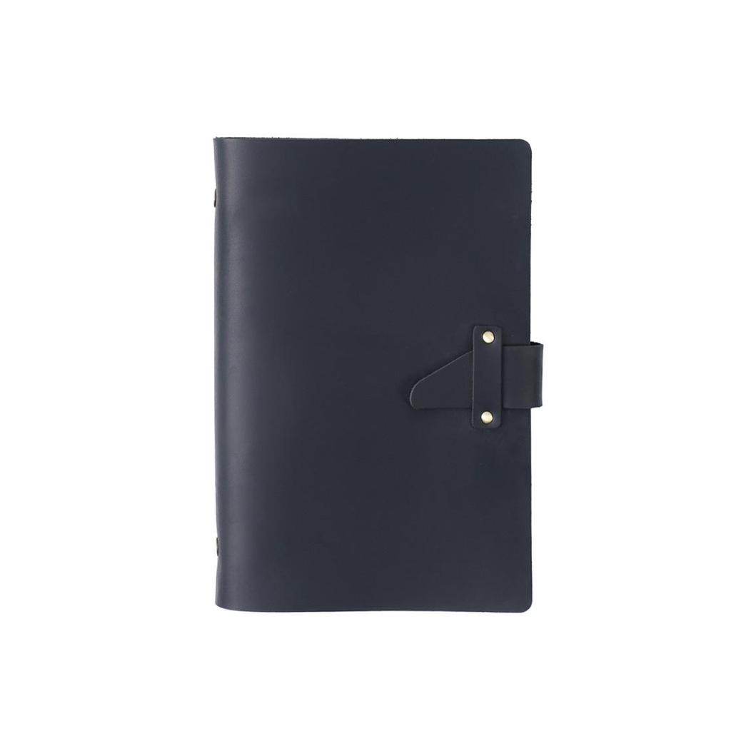 A5 Vintage Handmade European Style Notebook & A6 Diary, A7 Loose-Leaf Cowhide Notepad for Office and Business Use.