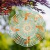 10 Inch Hanging Wind Spinner Fox Design for Garden Balcony Decor Rotating Hook Outdoor Art Gift for Spring Summer Friends Family