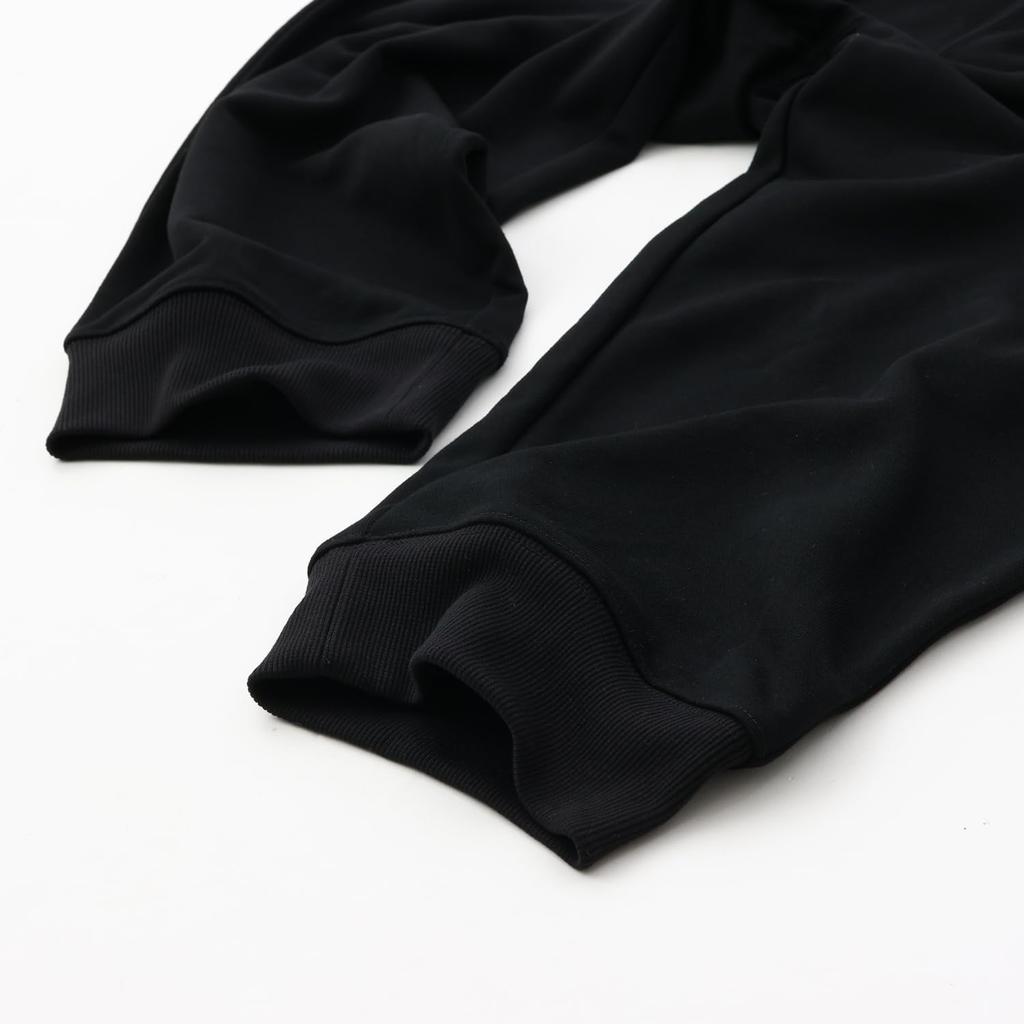 Укороченные спортивные брюки One Point Logo из флиса черного цвета L [Champion] мужские C8-ZS201Z