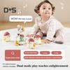 Tummy Time Goose Family Toy Walking Mother Baby Goose Toy with Music Light Educational Electric Light-up Swing Crawling Duck Toy Toddlers Boy Girl