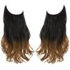 Wigs Have A Large Amount Of Hair, U-Shaped Hair Extensions, Women'S Fishing Line Wigs, Invisible Natural Long Curly Hair