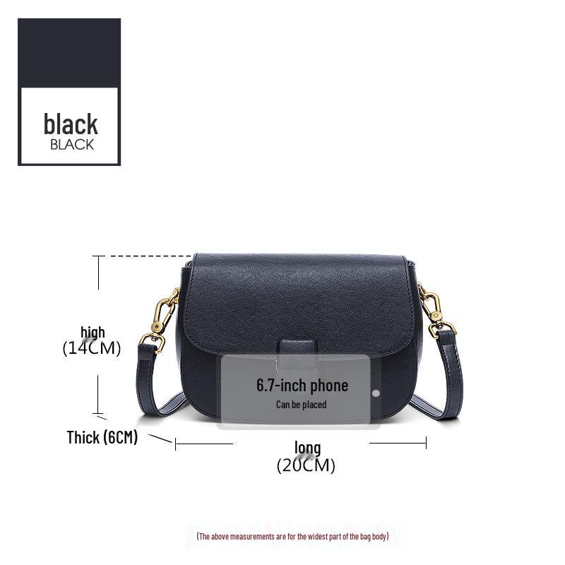 2025 Новая женская универсальная сумка кроссбоди из натуральной кожи - Модная сумка под мышкой из коровьей кожи растительного дубления для мам