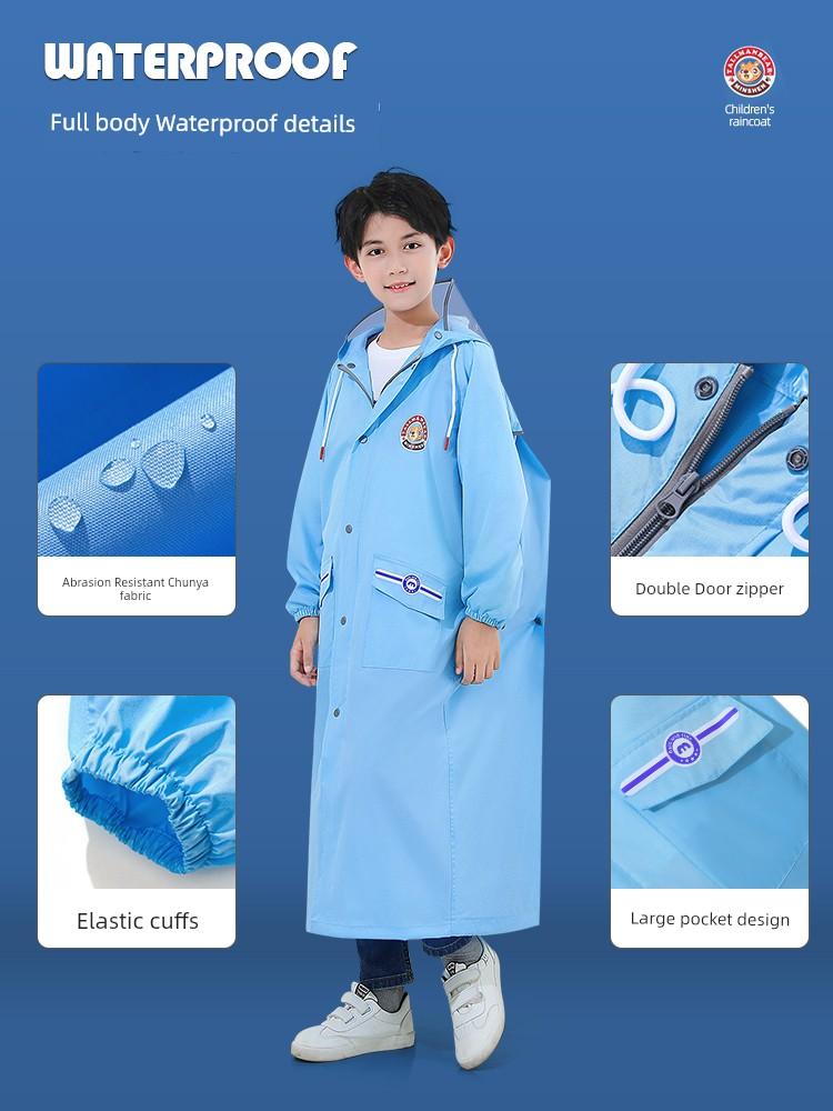 Kids Raincoat Boys Girl Rain-Proof Clothes Junior High School and Elementary School Students School Dedicated Boys and Girls Youth Poncho