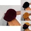 Vintage Streetwear Duckbill Hat With Polyester Corduroy Solid Color For Men And Women In Autumn