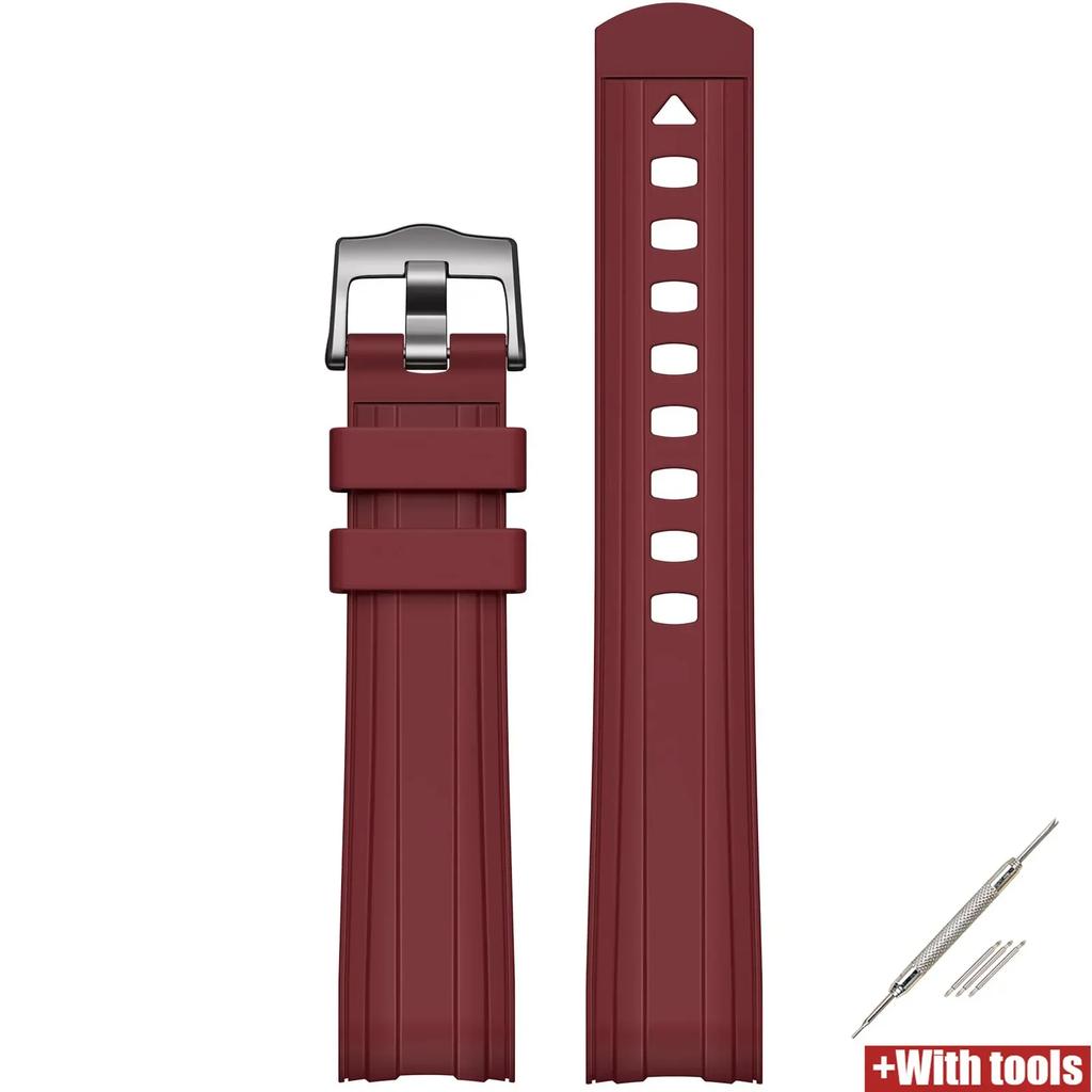 Силиконовый ремешок для Omega X Swatch Joint MoonSwatch Изогнутый конец Дайвинг Спортивный ремешок Браслет 20 мм для Seamaster 300