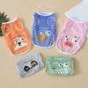 Cartoon Print Cat Thin Vest Breathable Dog Cartoon Printed Vest  For Dogs Puppy Cats