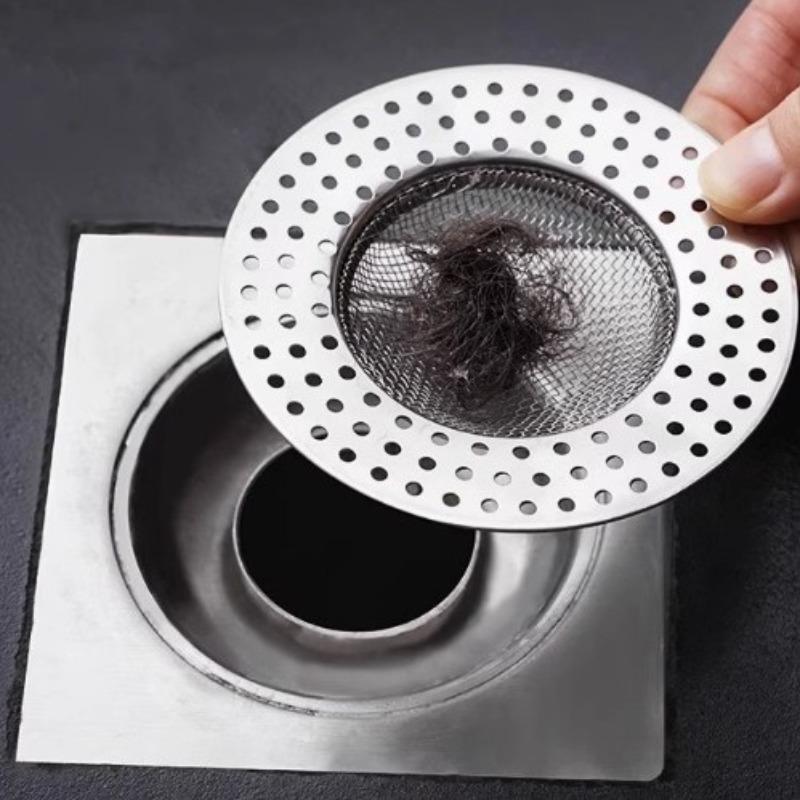 Stainless Steel Floor Drain Filter, Sewer Filter, Bathroom Floor Drain, Toilet Anti-clogging and Anti-flying Insect Device