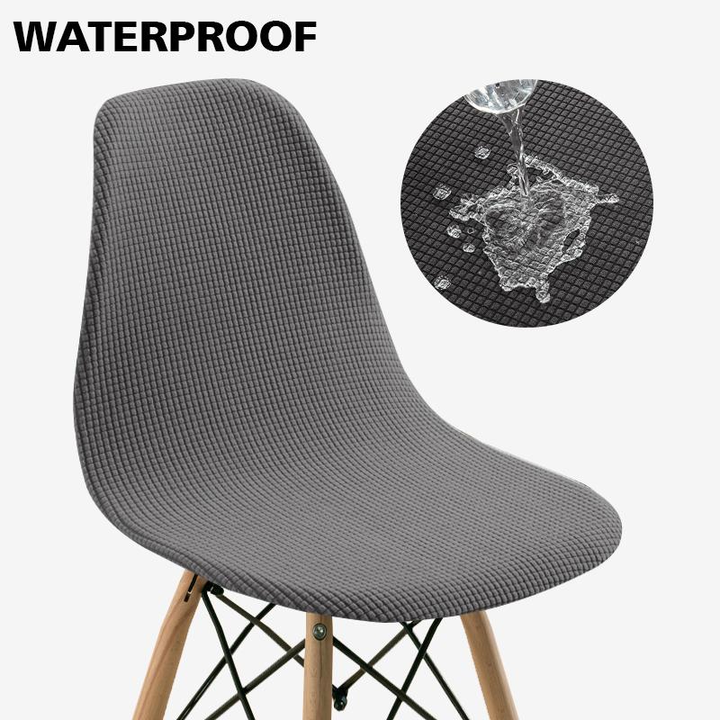 Водонепроницаемый чехол для стула, эластичный однотонный чехол для стула, для бара, отеля, дома, гостиной, съемный защитный чехол для мебели