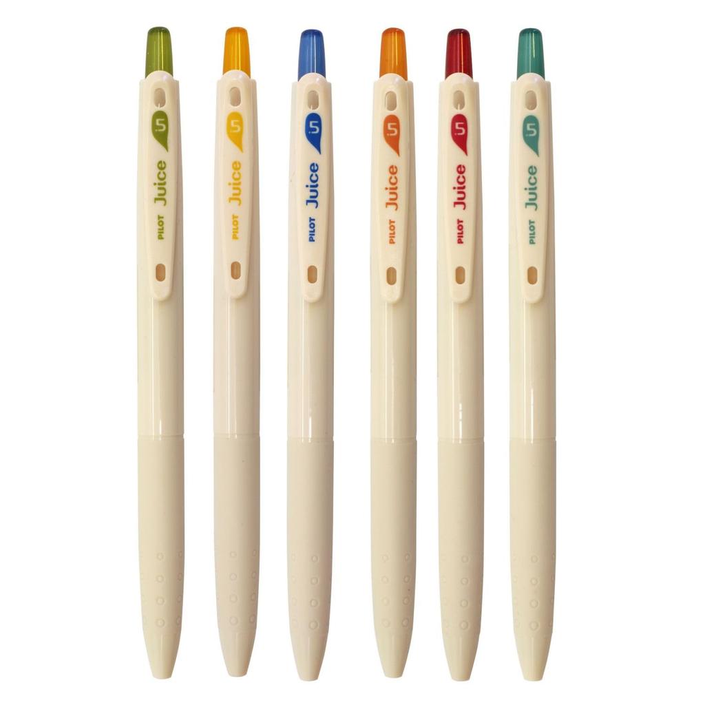 Limited Edition Juice Gel Ballpoint Classic Set Pen, Colors, 0.5mm, 6-Color [Smoothie]