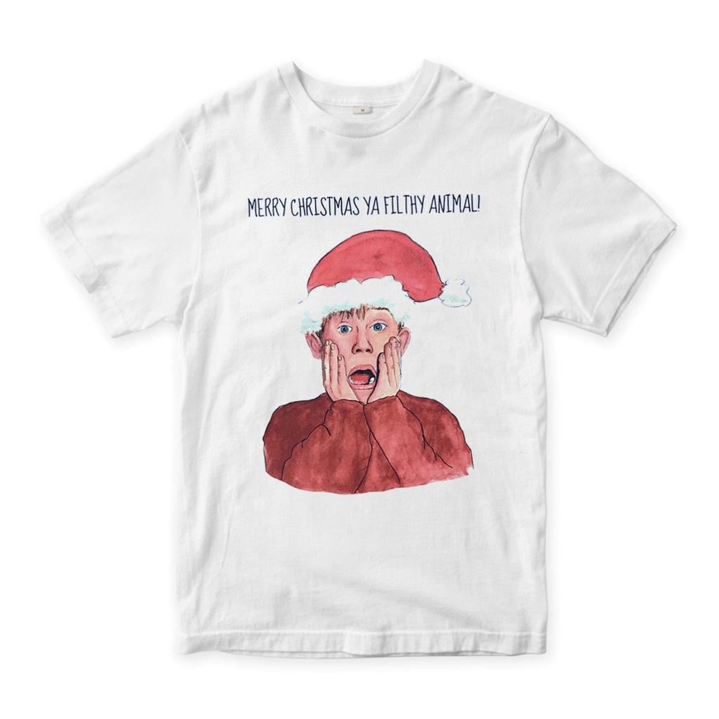 Home Alone Kevin McCallister Merry Christmas T-Shirt, Men's and Women's Sizes (NOV-200024)
