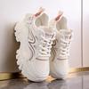 Breathable Mesh Platform Sneakers Women Spring Summer Thick Bottom Vulcanize Shoes Ladies Lace-Up Non-Slip Casual Shoes
