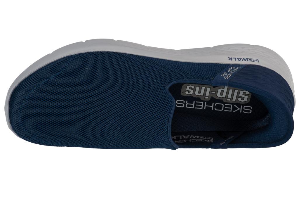 Skechers Слипоны: Go Walk Flex - No Hands, мужские темно-синие кроссовки