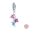 Fashion S925 Silver Colorful Butterfly Dragonfly Hummingbird Spring Series Charms Beads Fit  S925 Original Bracelet Jewelry