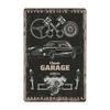 GARAGE FULL SERVICE Vintage Metal Signs Car Garage Retro Poster Bar Wall Decor Plaque Painting Art 20x30 CM