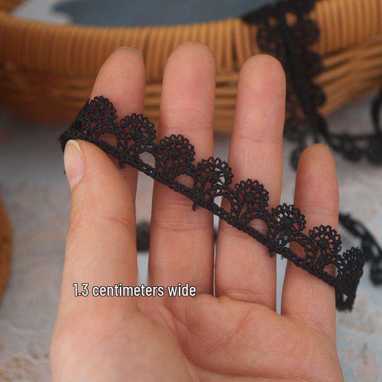 Полая полиэстеровая кружевная тесьма для DIY одежды и аксессуаров для волос