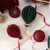 Бархатные Рождественские Шары Подвесные DIY Украшение для Рождественской Елки из ПВХ Форма Воздушного Шара Рождественский Набор Бархатных Шаров Свадебная Вечеринка