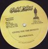 12-дюймовая пластинка FRANKIE PAUL - Giving You The Benefit VPRD772 Золотой диск 1991 США Регги, Ска и Даб Б/У