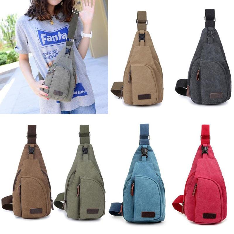 Mens Canvas Outdoor Travel Military Messenger Satchel Crossbody Shoulders Bag Backpacks