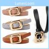 Spring 2025 Womens Alloy Buckle Belt With Minimalist Style For Office Look