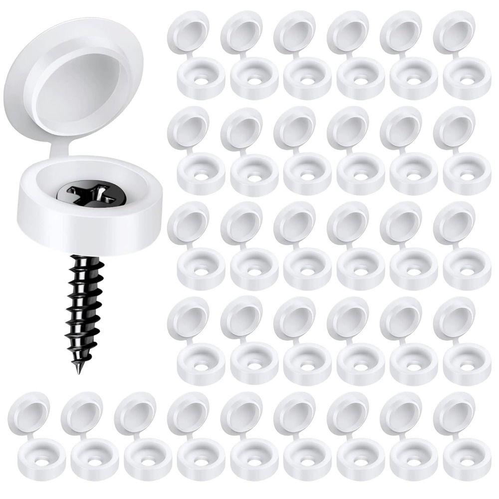 100Pcs Bolts Hardware Screw Decorative Cover Self-Tapping Car Furniture Decorative Nuts Cover
