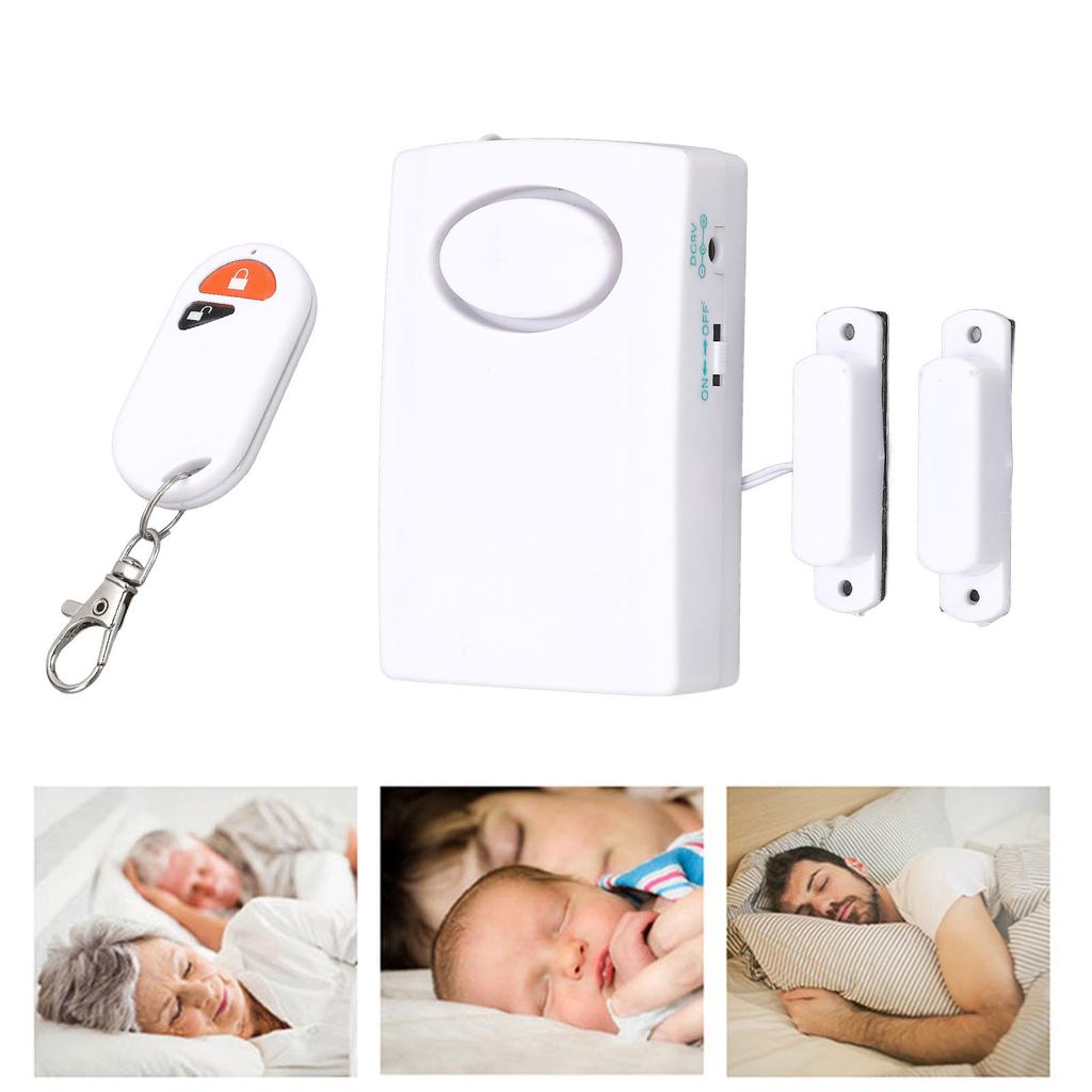 Беспроводная дистанционная дверная сигнализация 120 дБ Простая установка сигнализации открытия окна для безопасности дома и детей
