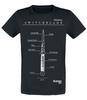 Switchblade T-Shirt Black by The Last Of Us Men Round Neck 100% Cotton