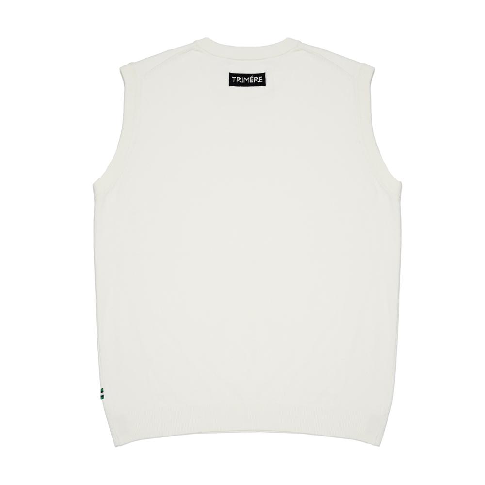 Жилет Basic Wappen Knit White
