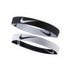 Спортивные белые повязки на голову с логотипом Swoosh, набор из двух штук, унисекс, аксессуары DH3260-036
