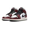 Детские кроссовки Air Jordan 1 Mid SE GS Wear-Away White Black Sail FB0568-006