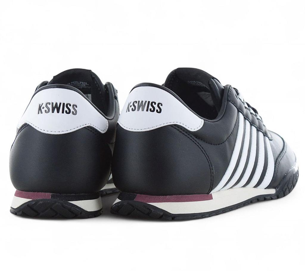 K-SWISS Vintage Trainer LTH Leder - Herren Sneakers Schuhe Schwarz 09462-013-M ORIGINAL