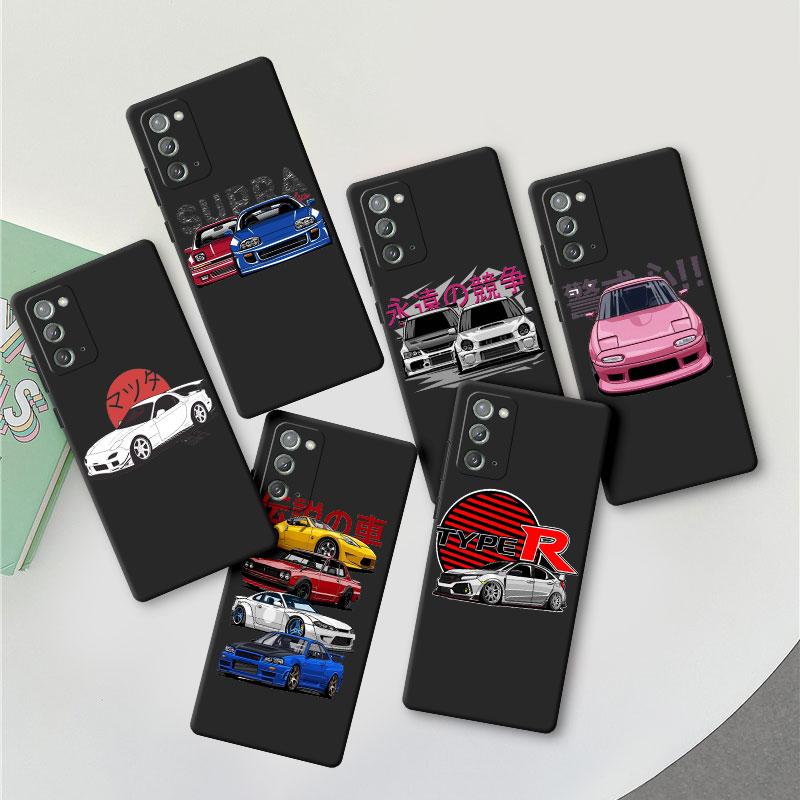 Бампер черный мягкий чехол для Samsung Galaxy S20 S21 S23 5g Note 20 Ultra 10 Plus 8 9 S22 S22 5g S21 автомобильный задний фонарь с мультяшным рисунком