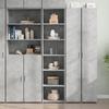 VidaXL Highboard Concrete Grey 45x41x185 Cm Engineered Wood, Sideboard, Storage Cabinet, High Cabinet, Cabinet, Cupboard 3281676