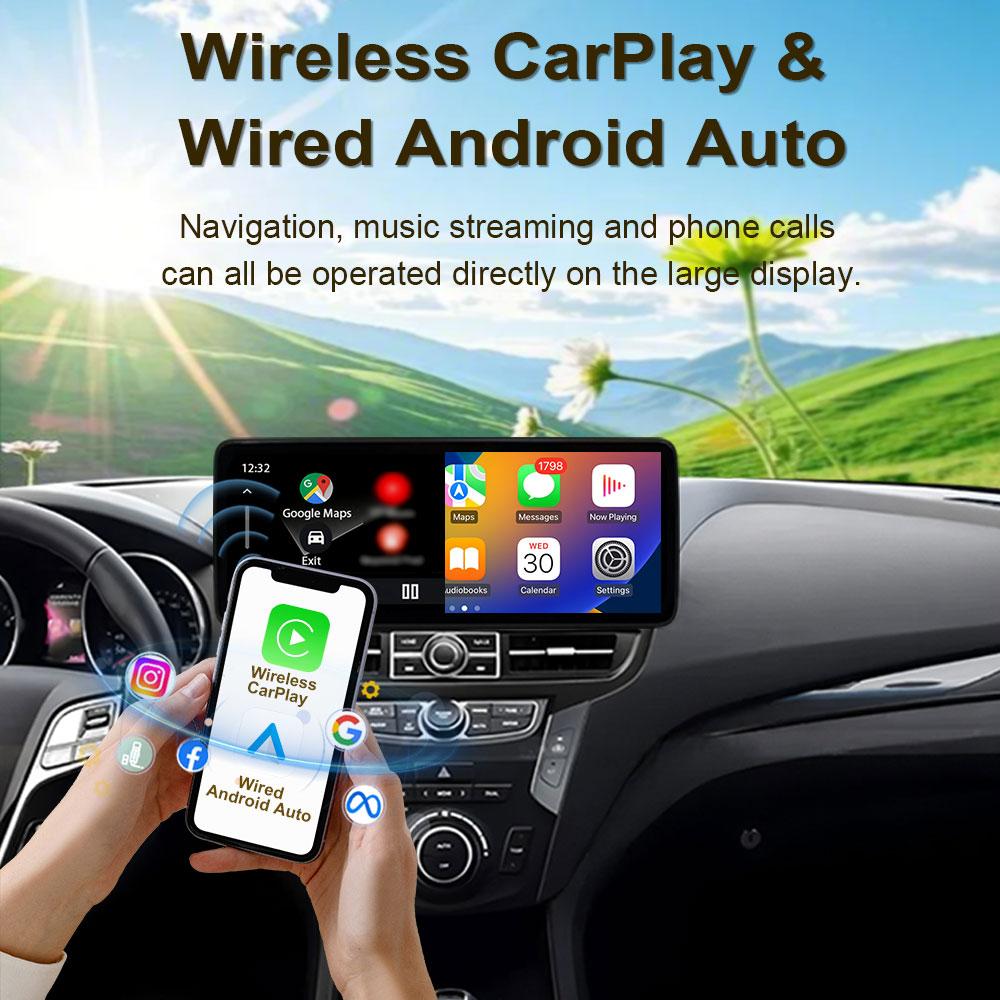 Беспроводной Carplay Авто Android 16 Автомагнитола Для Hummer H3 1 2005-2010 Навигация GPS Мультимедиа 4G Видеоплеер DSP Стерео QLED