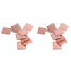 10 Pcs 20mmx20mm 0.3mm Heatsink Copper Shim Thermal Pads for Laptop