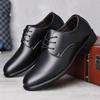 Leather Shoes Men's Leather Business Dress New Breathable First Layer Cowhide Groom Wedding Shoes